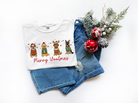 Dachshund Christmas Presents Long Sleeve – Holiday Comfort Colors Tee