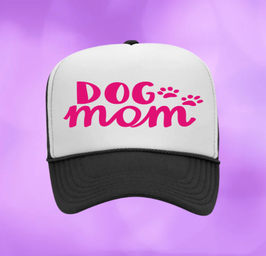 Dog Inspired Graphic Transfer Trucker Hats