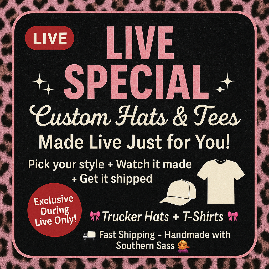 Live Special - Custom *Patch Trucker Hats*