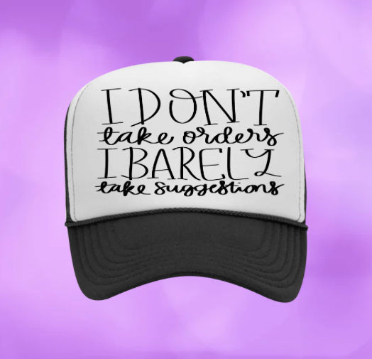 Funny & Sarcastic Inspired Graphic Transfer Trucker Hats