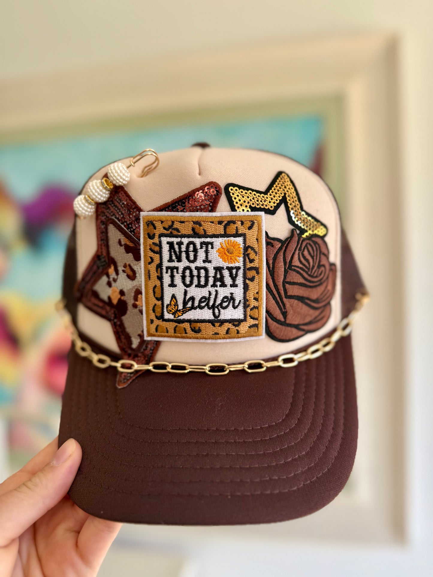 Not Today Heifer Trucker Hat