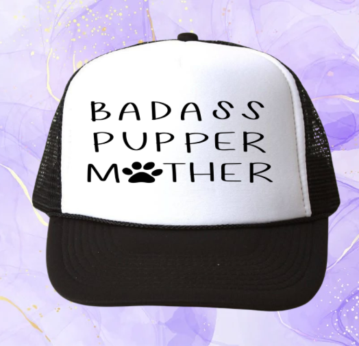 Dog Inspired Graphic Transfer Trucker Hats