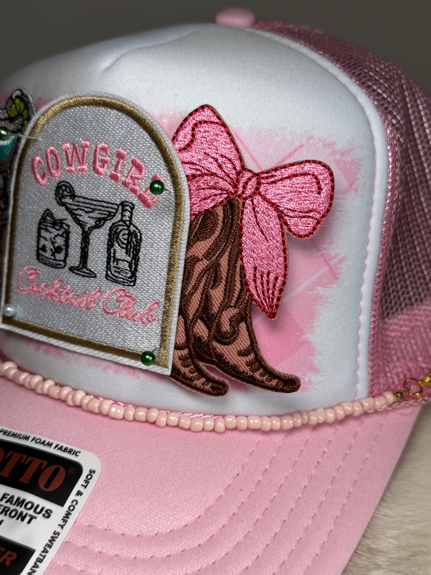 Nashville Bachelorette Cowgirl Hat | Country Concert Outfit Western Trucker Hat | Girls Trip Rodeo Party Hat
