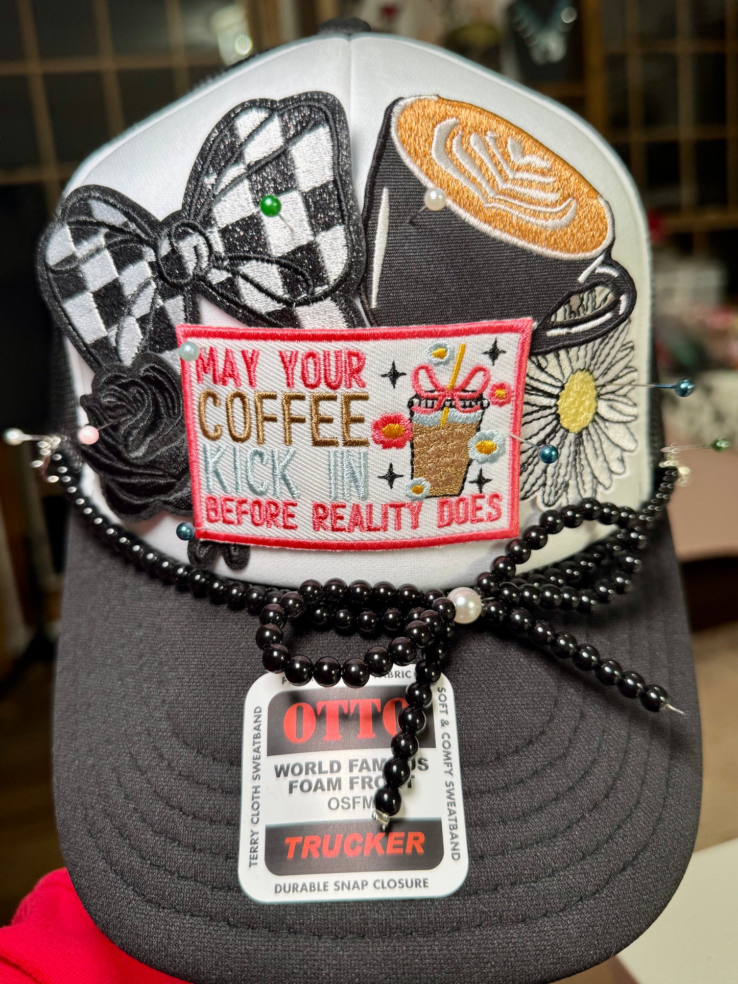 May Your Coffee Kick In Trucker Hat