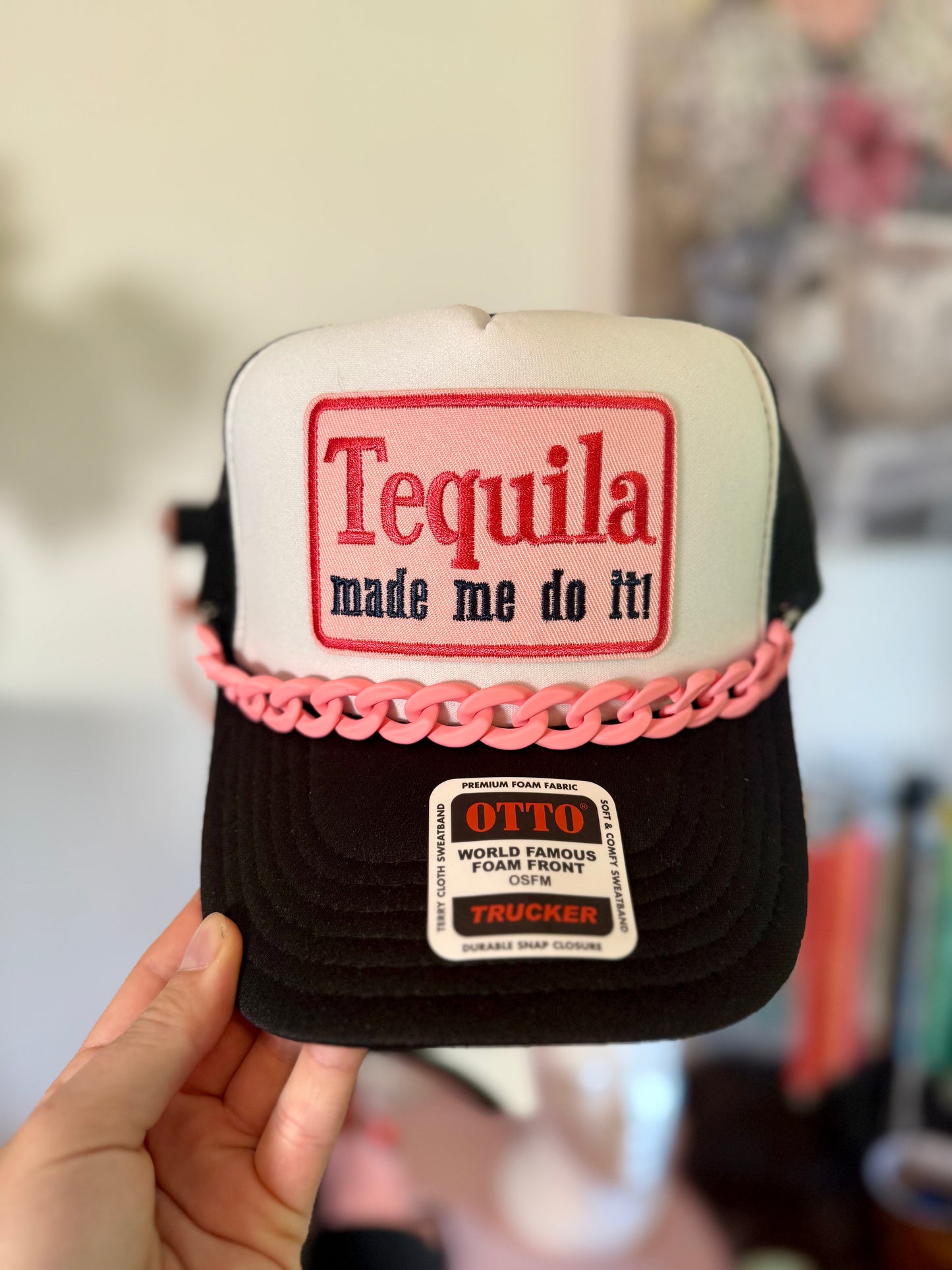Tequila Made Me Do It Trucker Hat