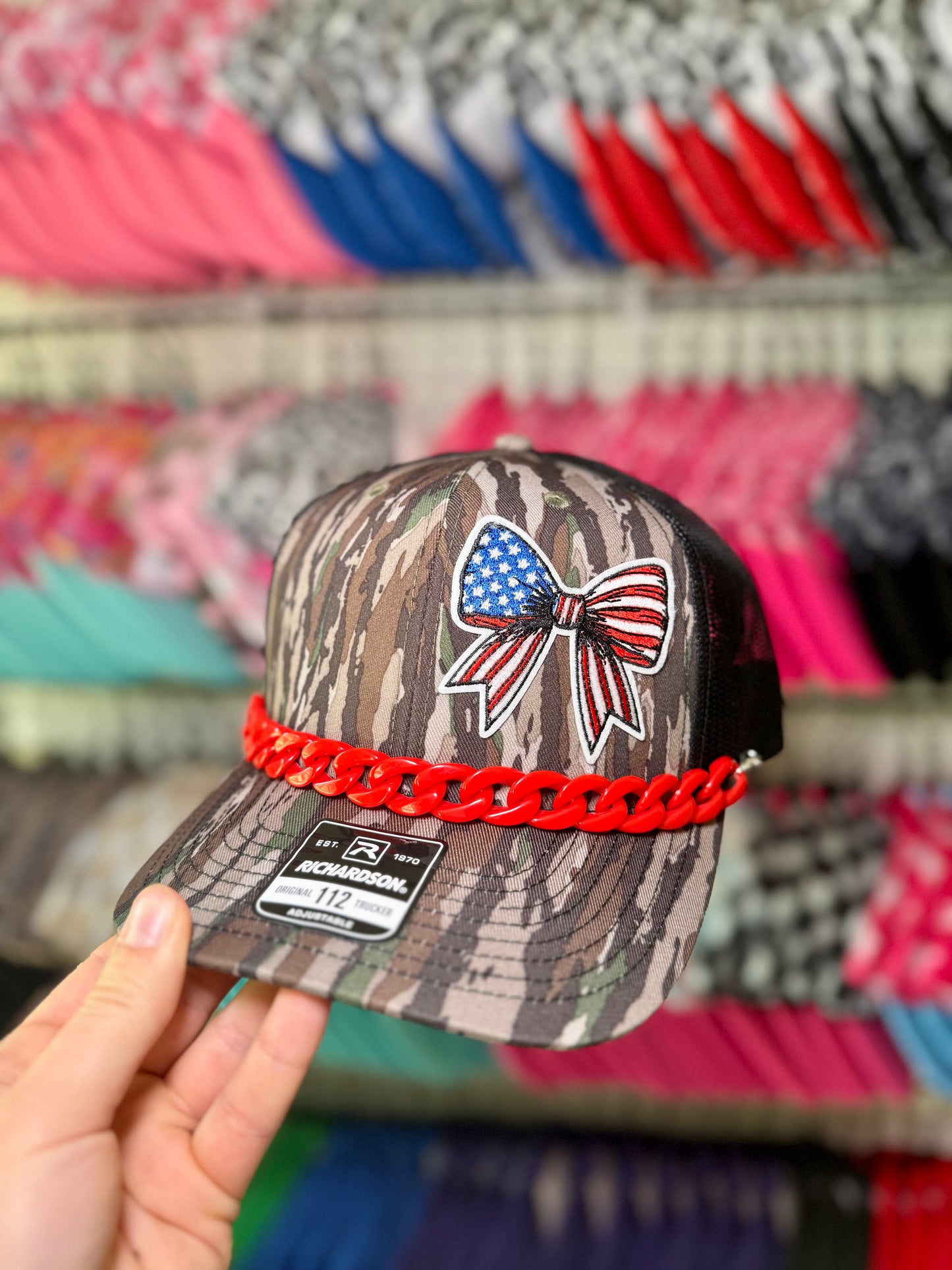Patriotic Glam Trucker Hat
