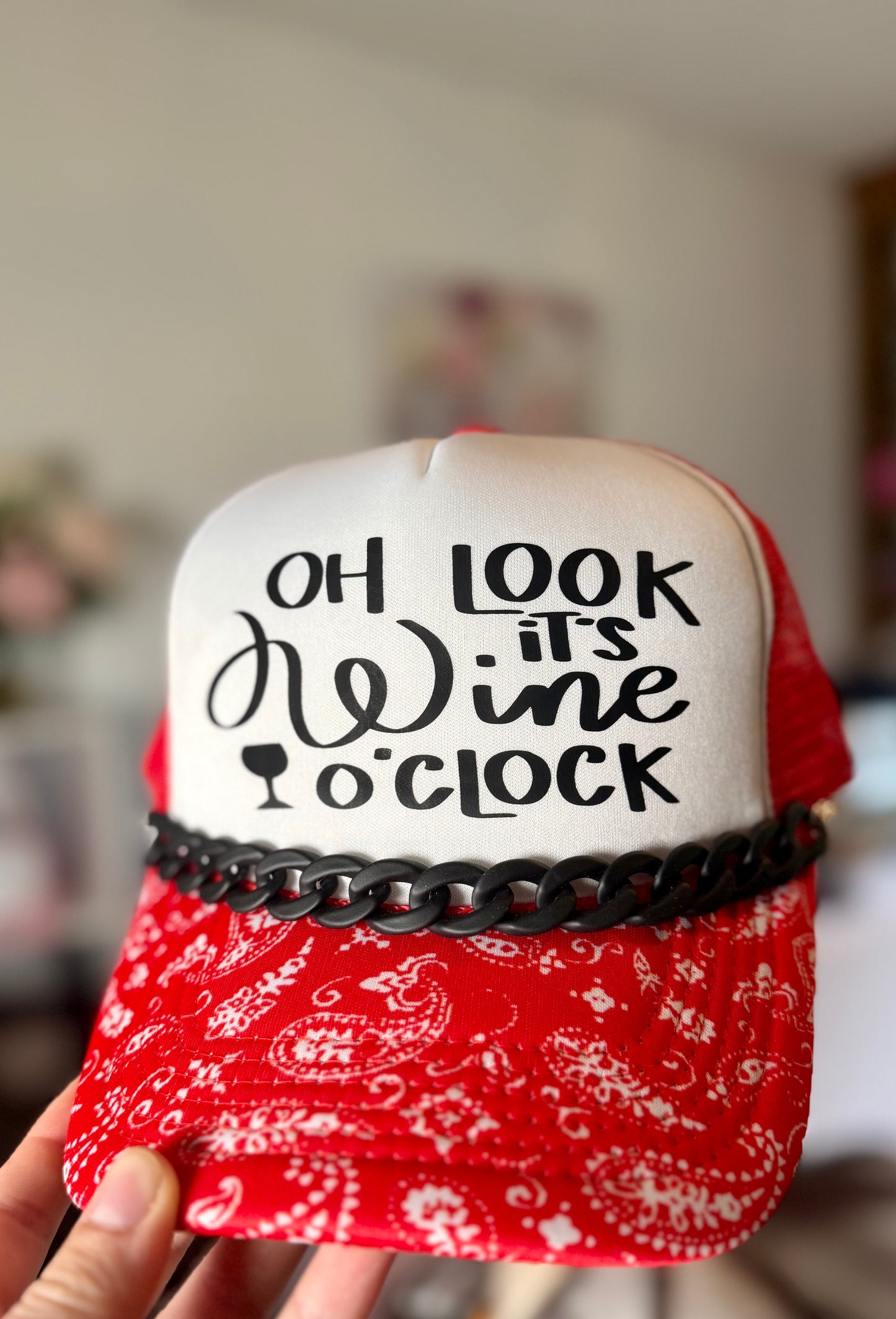 Wine O'Clock Trucker Hat