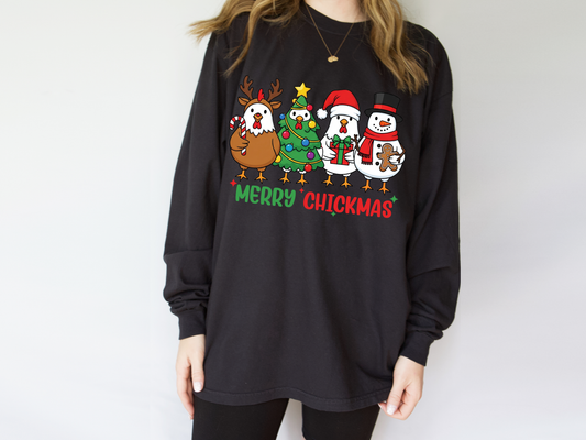 Merry Chickmas Chicken Tee
