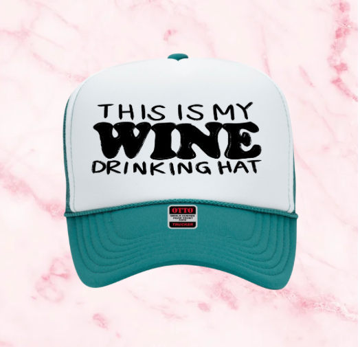 Wine Inspired Graphic Transfer Trucker Hats