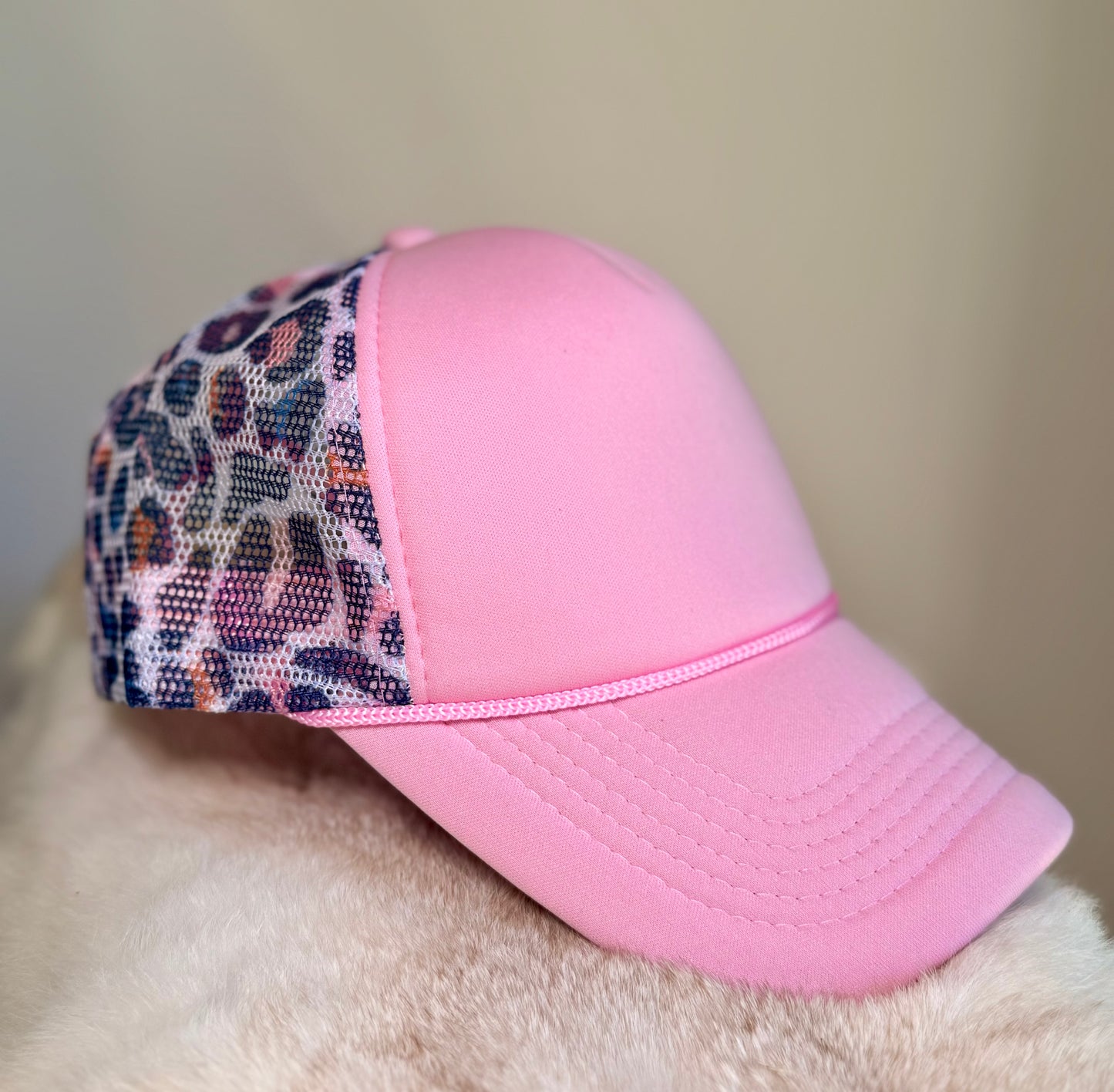 Specialty Blank Patterned Trucker Hats