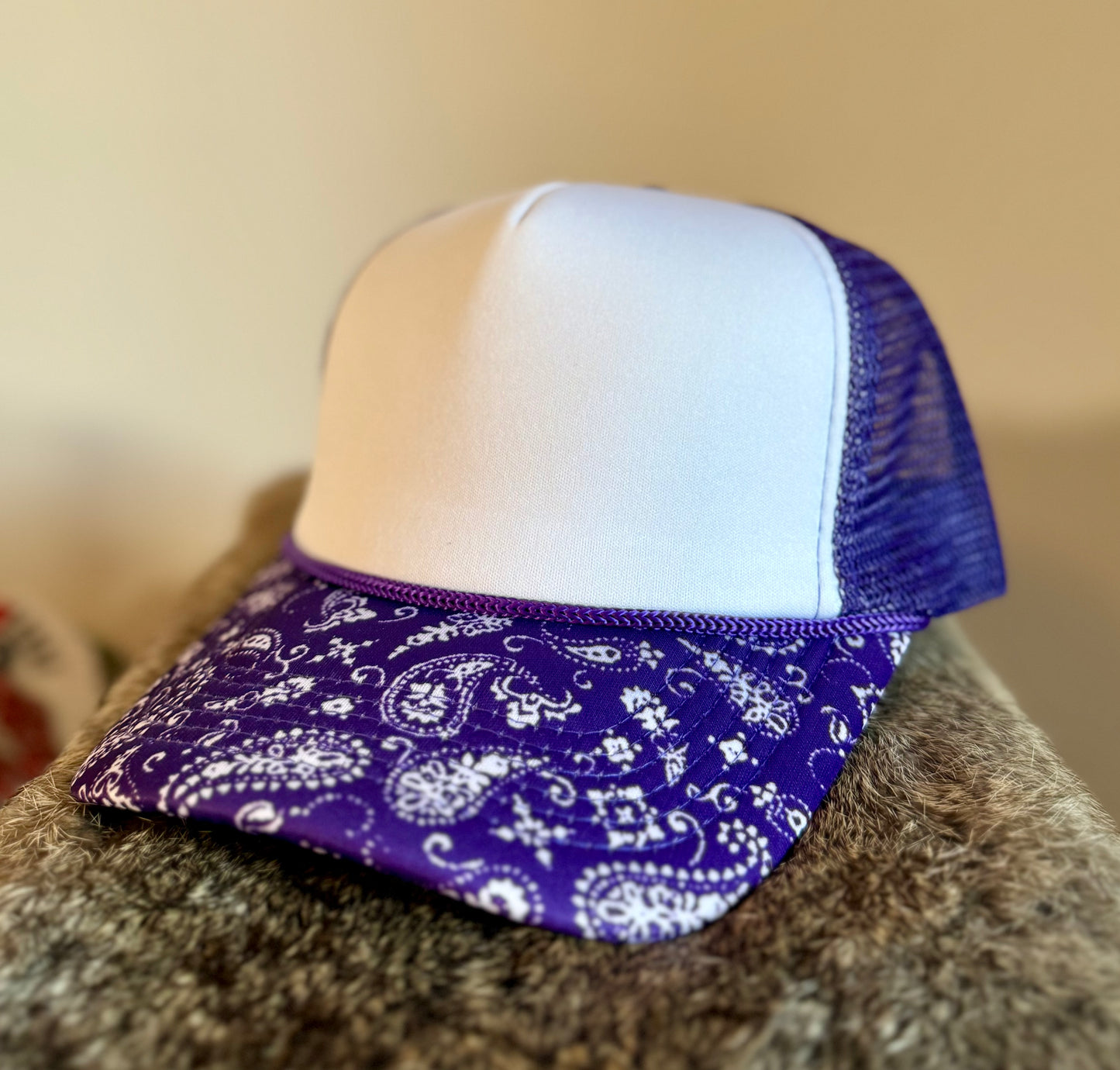 Specialty Blanks & Speciality Patterned Trucker Hat Bases