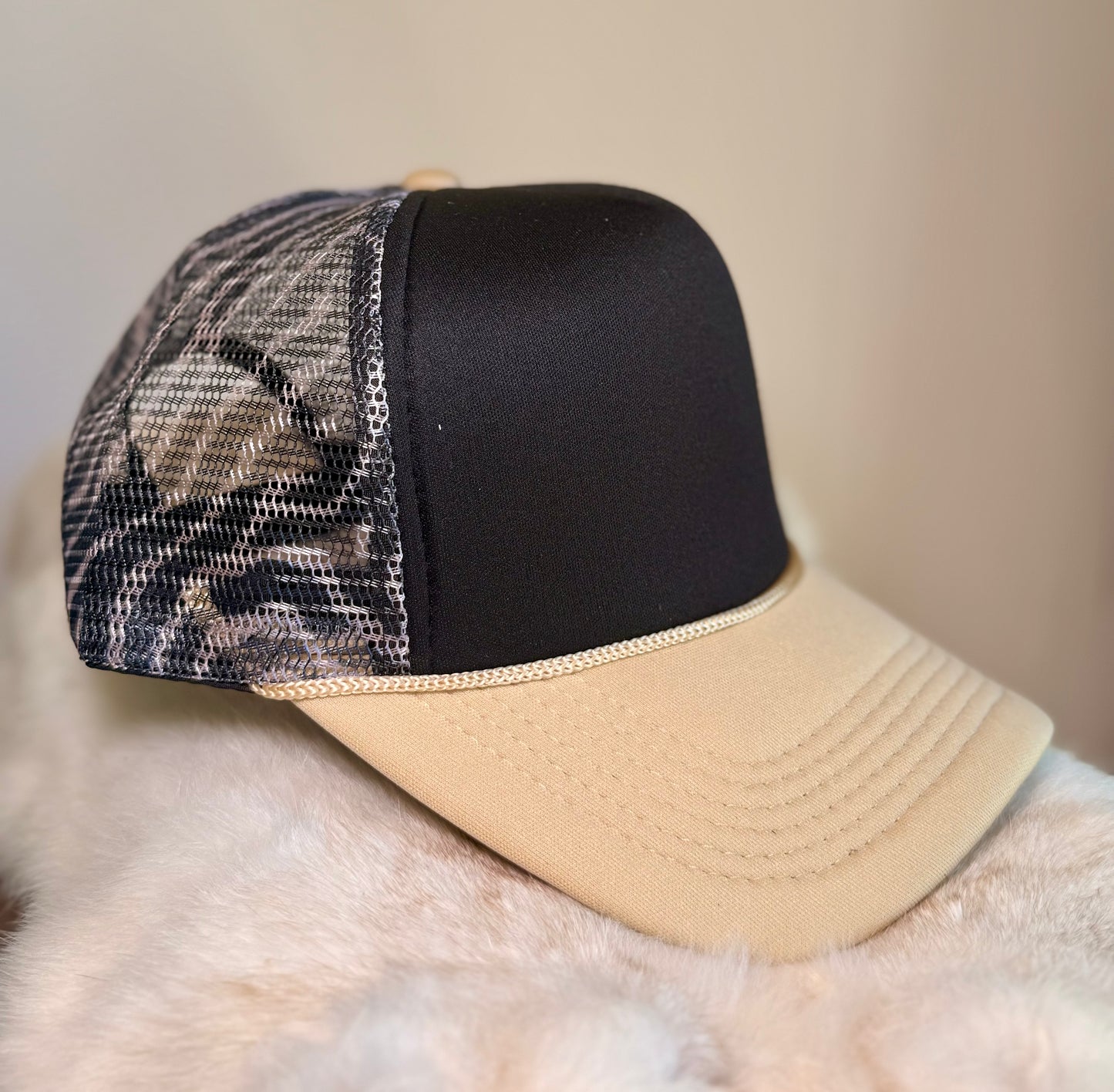Specialty Blank Patterned Trucker Hats