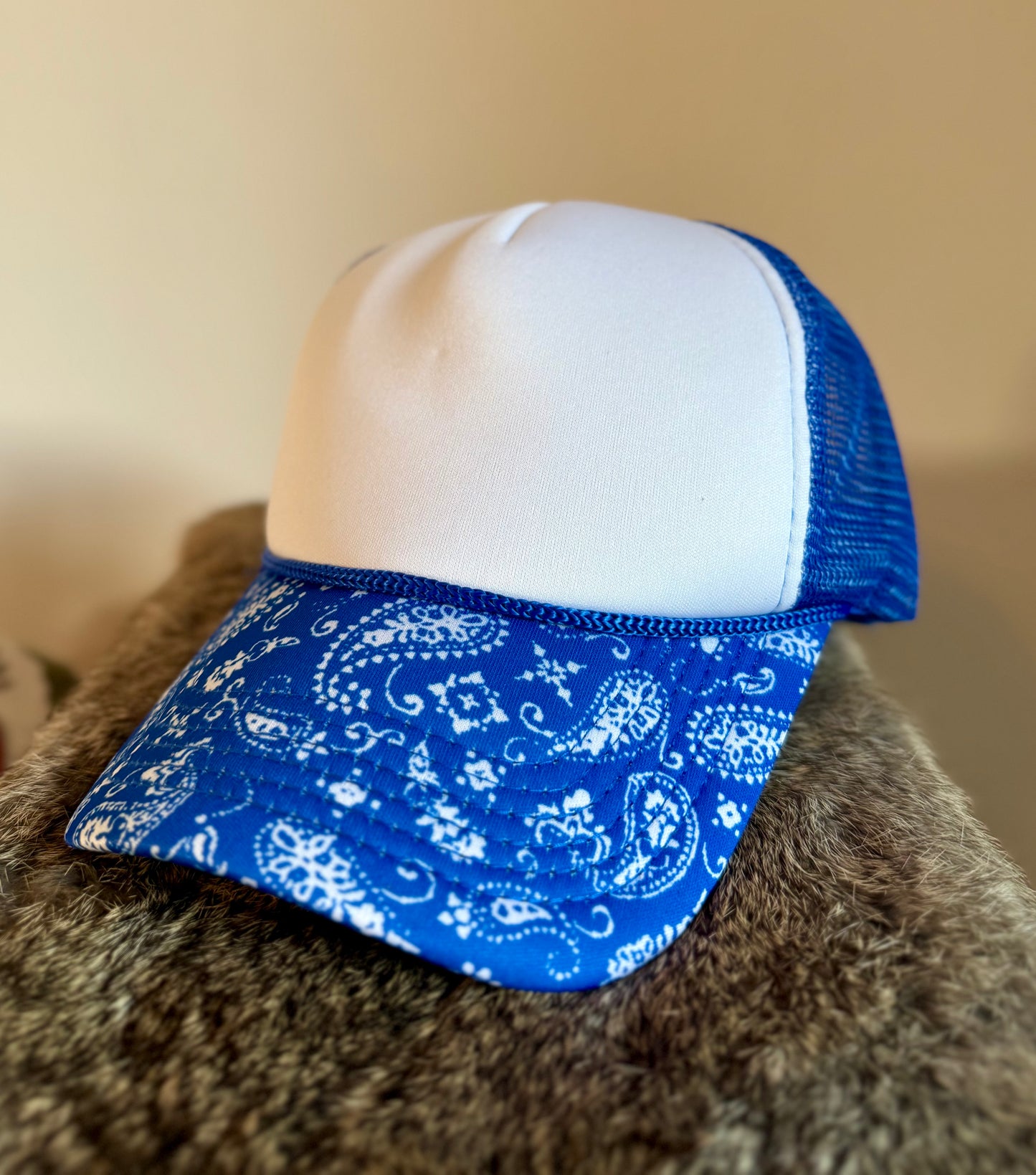 Specialty Blanks & Speciality Patterned Trucker Hat Bases