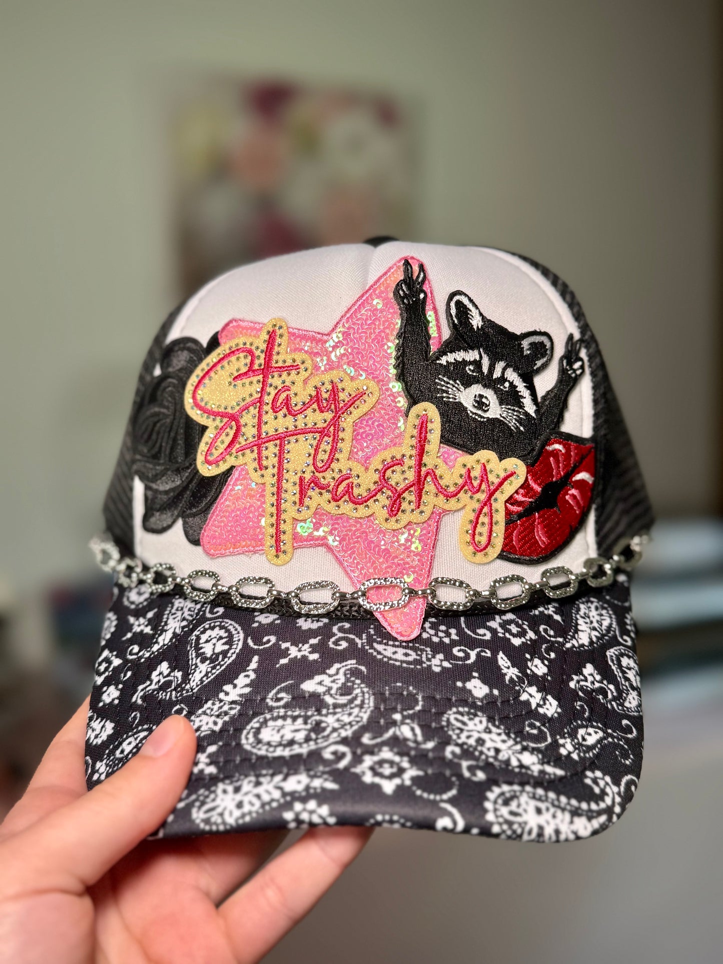 Stay Trashy & Glam Trucker Hat