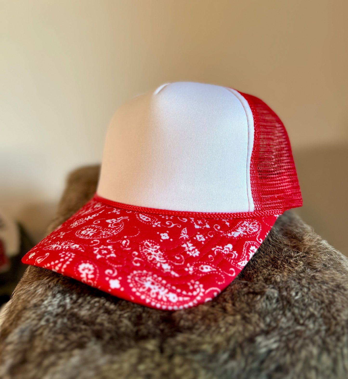 Specialty Blanks & Speciality Patterned Trucker Hat Bases
