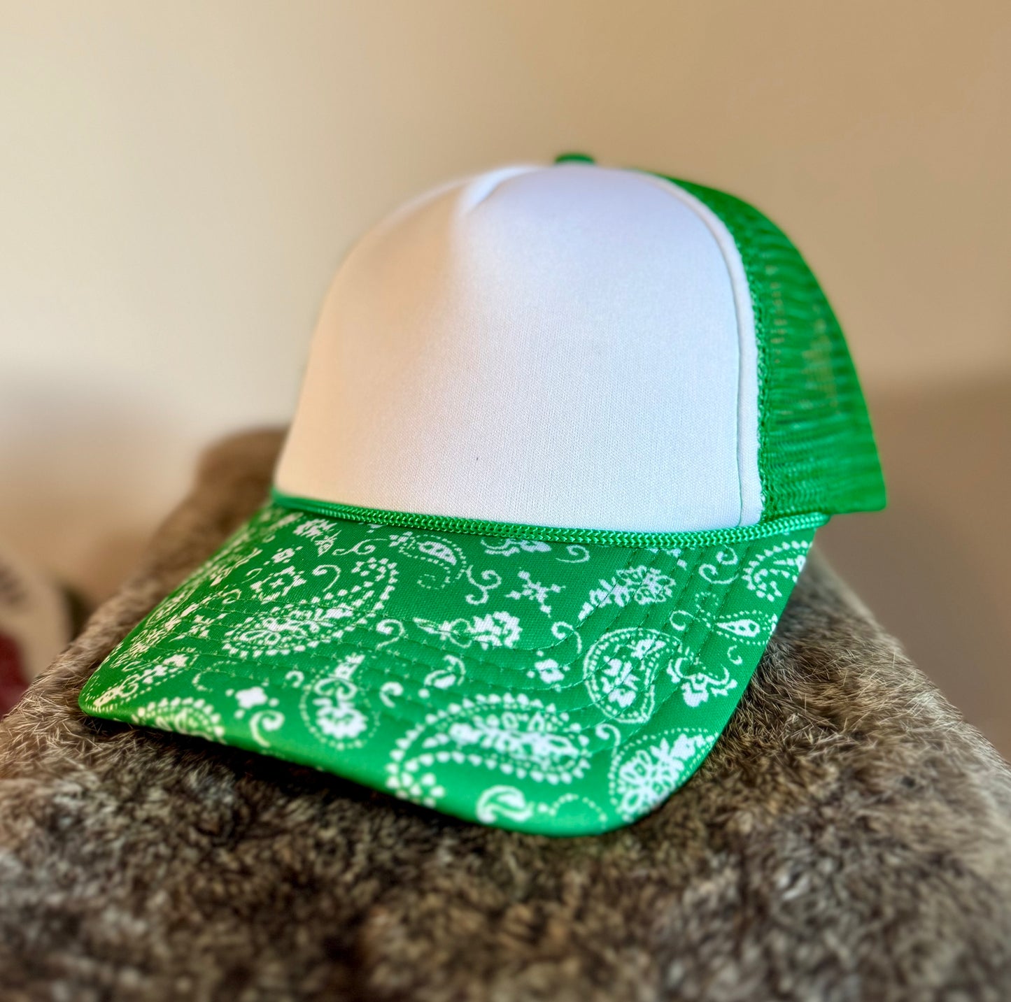 Specialty Blanks & Speciality Patterned Trucker Hat Bases