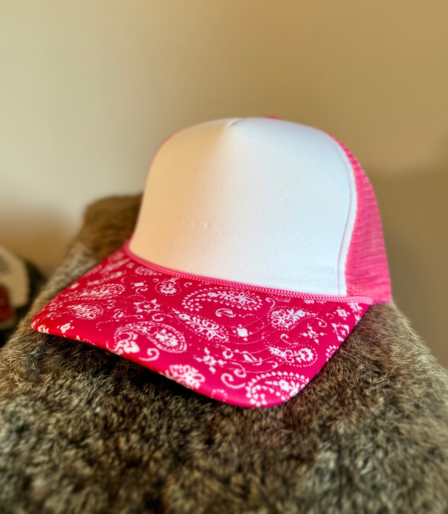 Specialty Blanks & Speciality Patterned Trucker Hat Bases