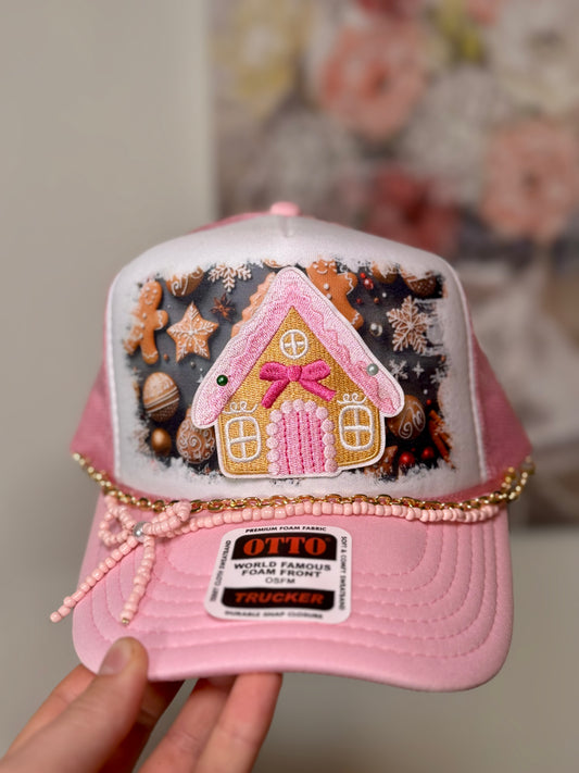 Gingerbread Trucker Hat