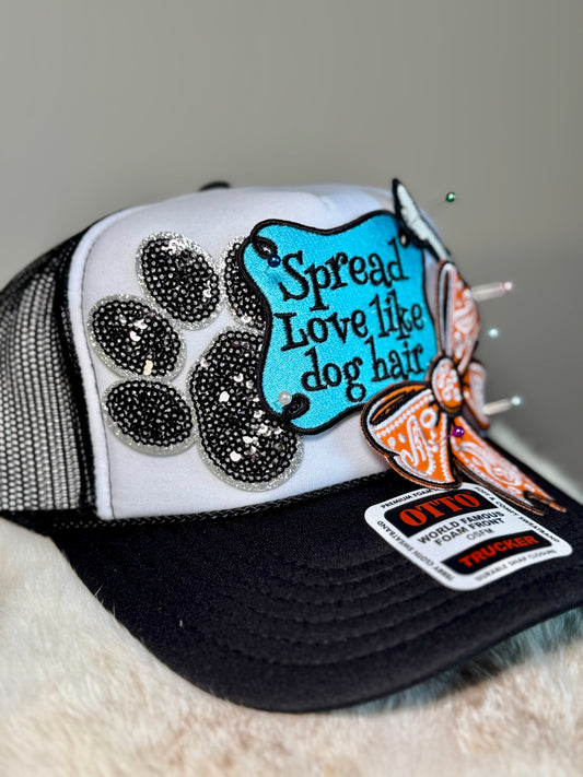Spread Love Dog Mama Trucker Hat