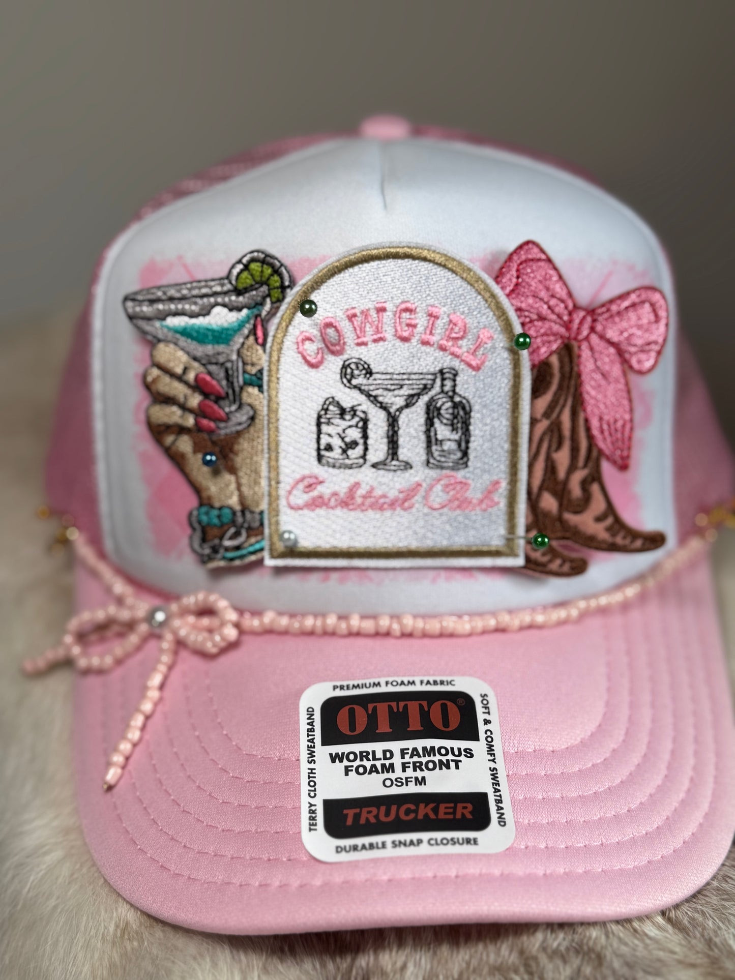 Nashville Bachelorette Cowgirl Hat | Country Concert Outfit Western Trucker Hat | Girls Trip Rodeo Party Hat