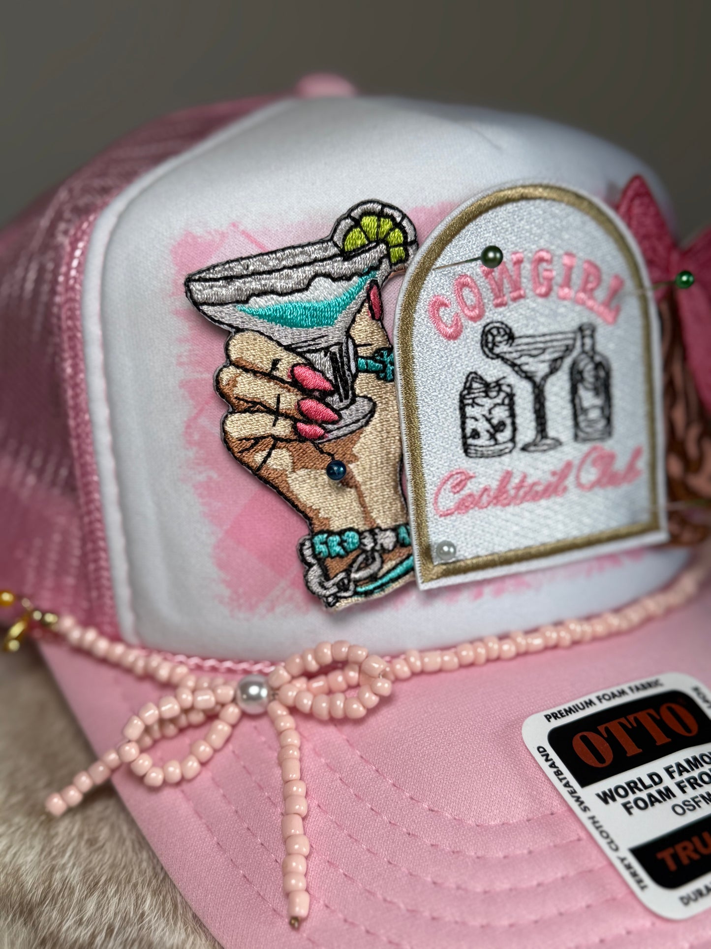 Nashville Bachelorette Cowgirl Hat | Country Concert Outfit Western Trucker Hat | Girls Trip Rodeo Party Hat