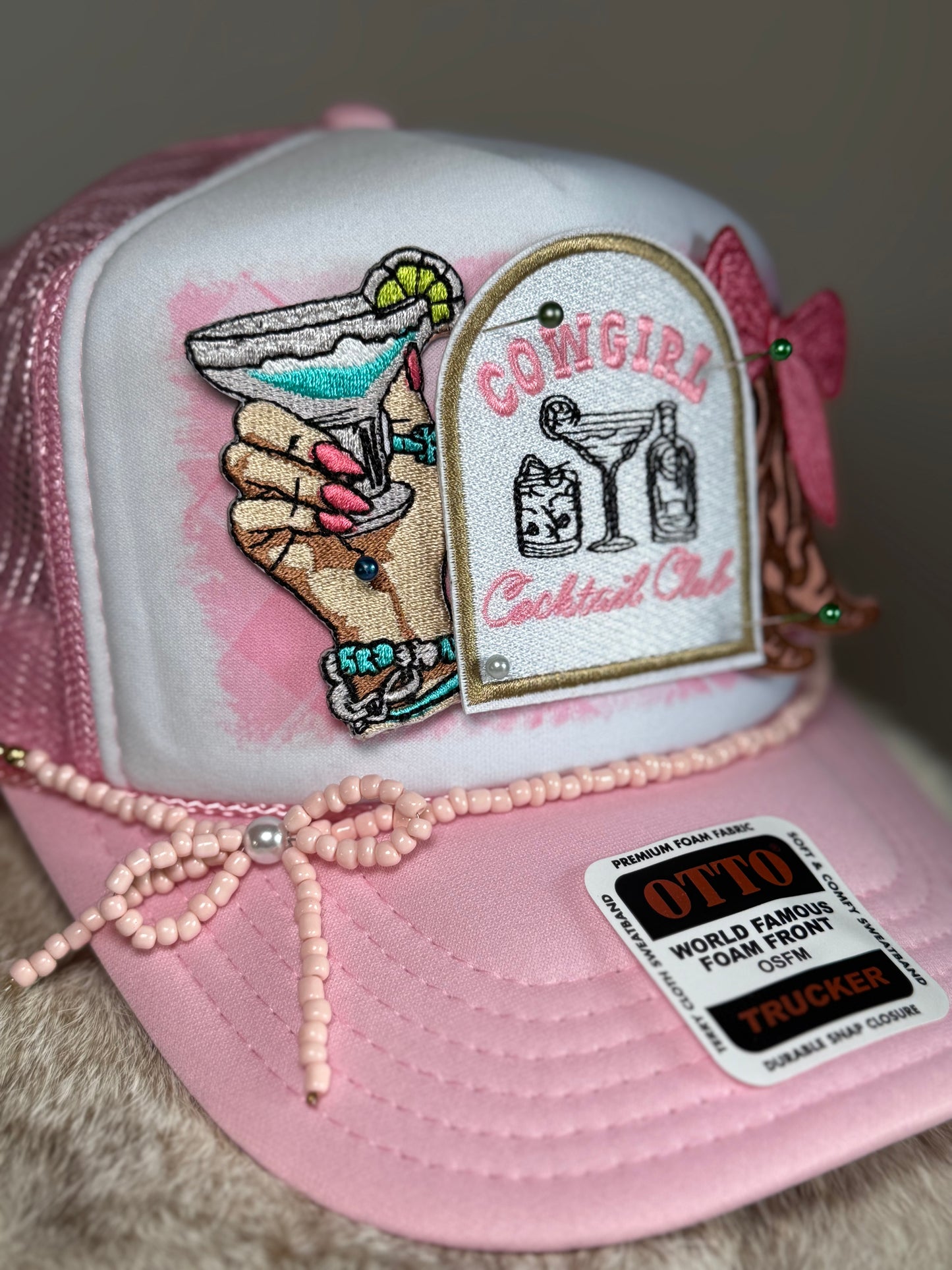 Nashville Bachelorette Cowgirl Hat | Country Concert Outfit Western Trucker Hat | Girls Trip Rodeo Party Hat