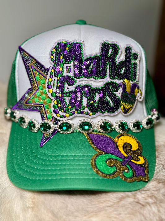 Mardi Gras Trucker Hat