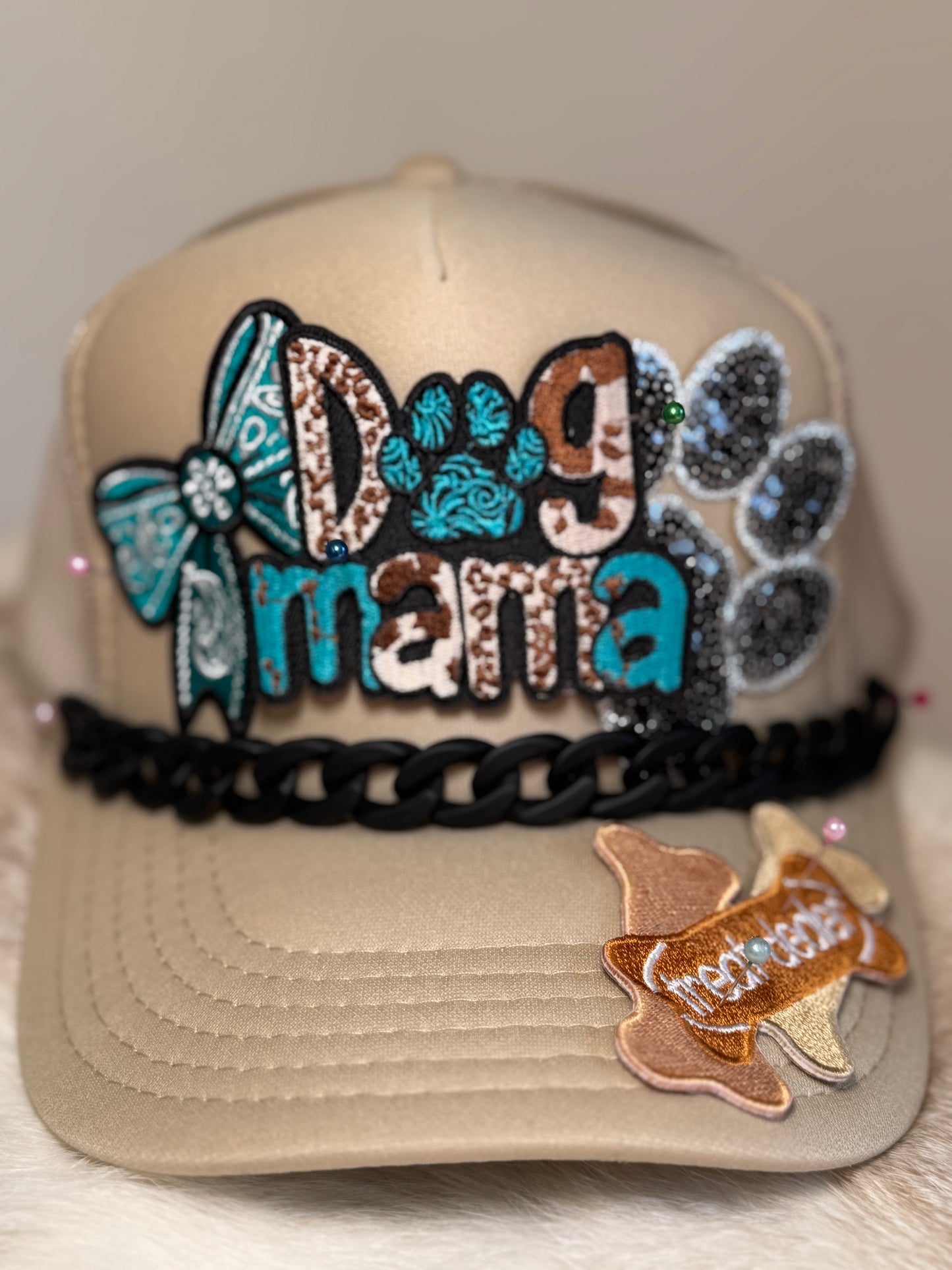 Dog Mom Trucker Hat – Dog Mama Hat for Women – Cute Dog Lover Gift – Boutique Snapback Hat