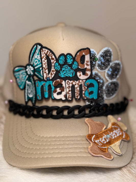 Dog Mom Trucker Hat – Dog Mama Hat for Women – Cute Dog Lover Gift – Boutique Snapback Hat