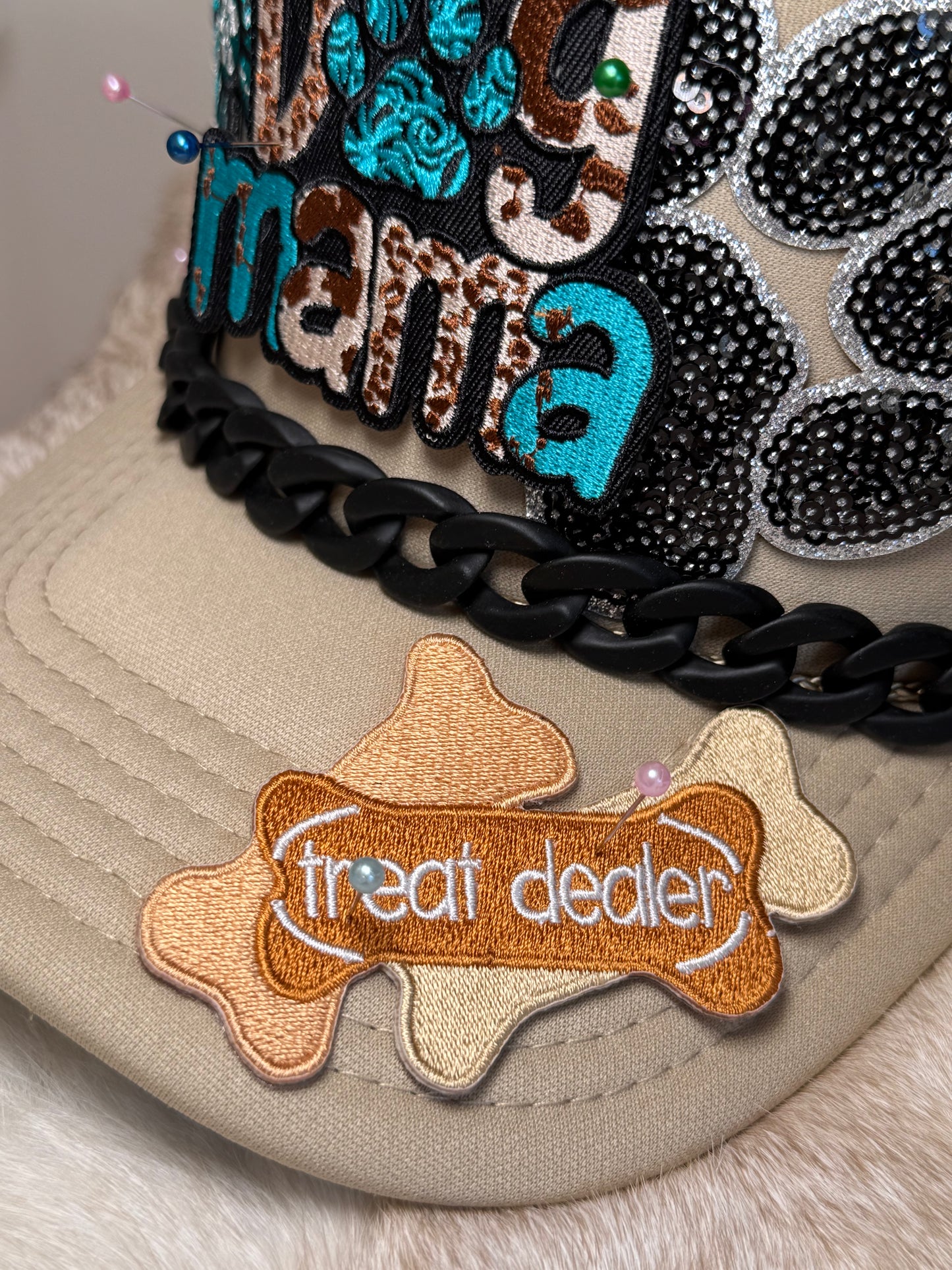 Dog Mom Trucker Hat – Dog Mama Hat for Women – Cute Dog Lover Gift – Boutique Snapback Hat