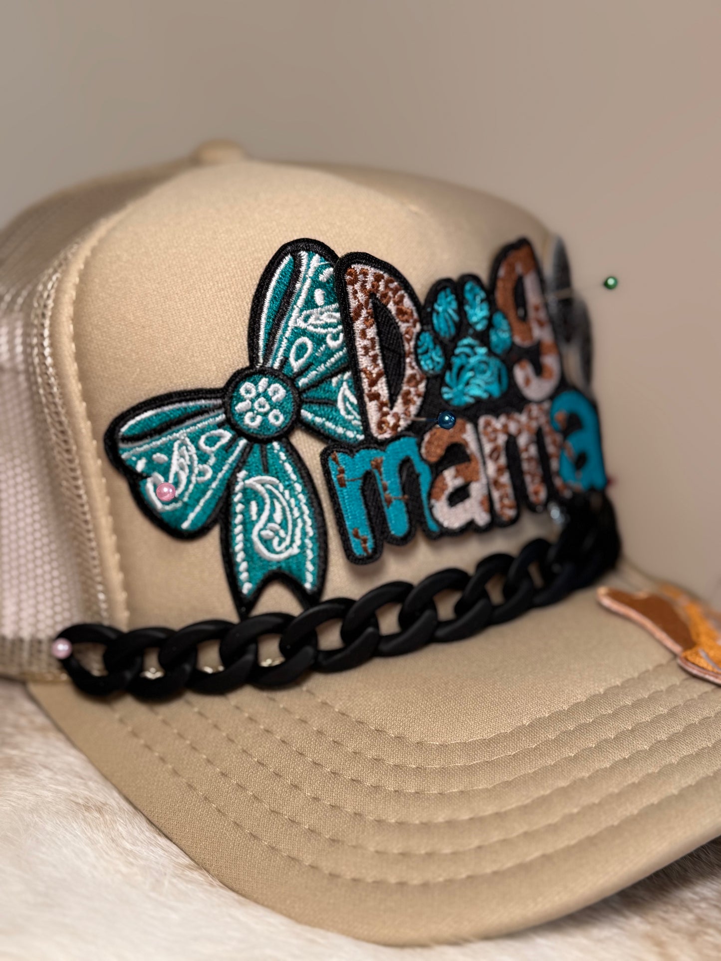 Dog Mom Trucker Hat – Dog Mama Hat for Women – Cute Dog Lover Gift – Boutique Snapback Hat