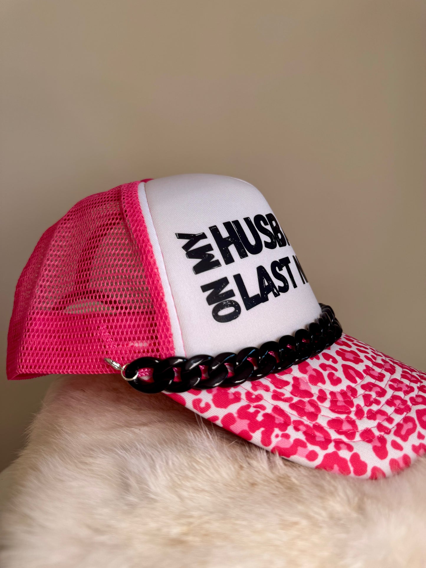 On My Husbands Last Nerve Trucker Hat