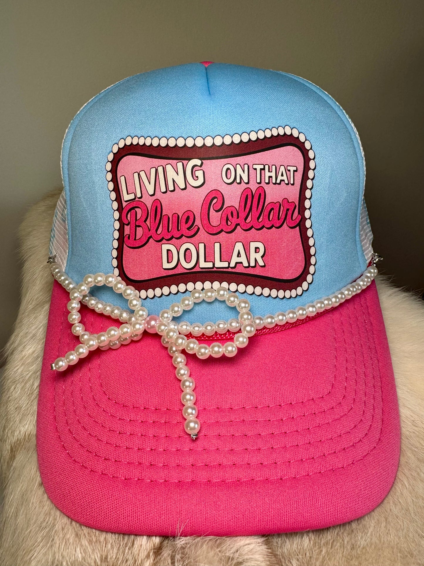 Blue Collar Dollar Trucker Hat