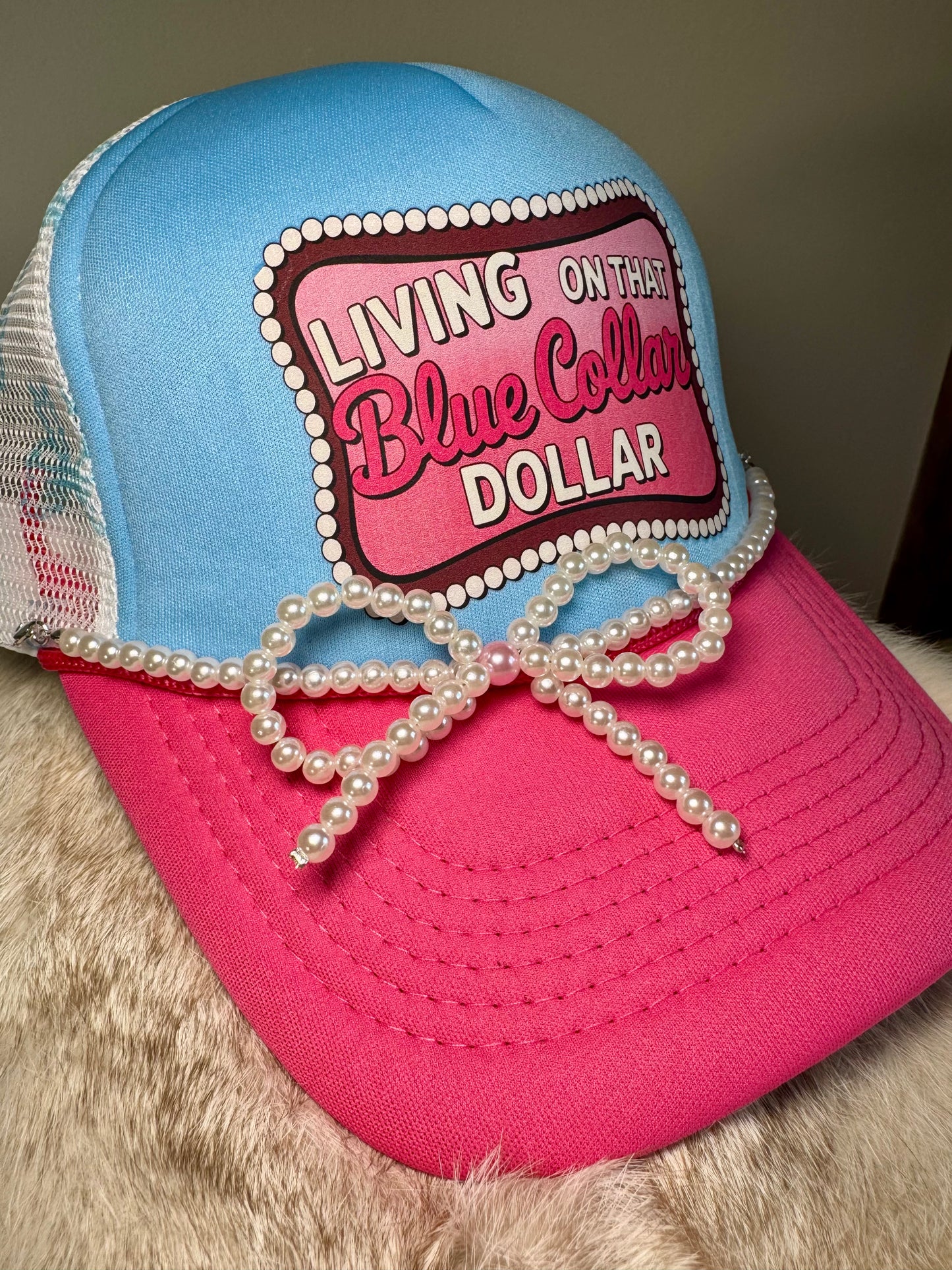 Blue Collar Dollar Trucker Hat