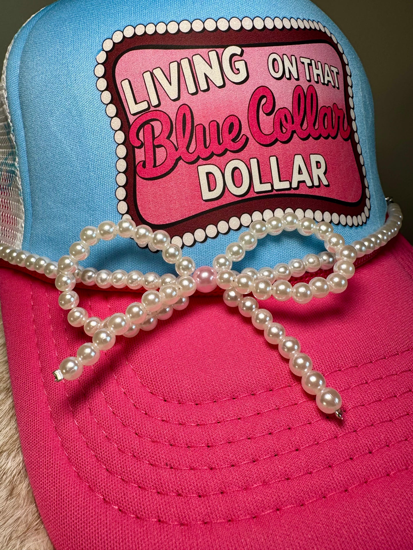 Blue Collar Dollar Trucker Hat