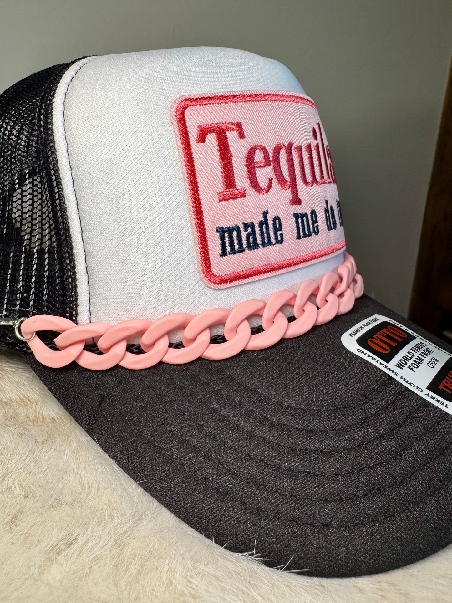 Tequila Made Me Do It Trucker Hat
