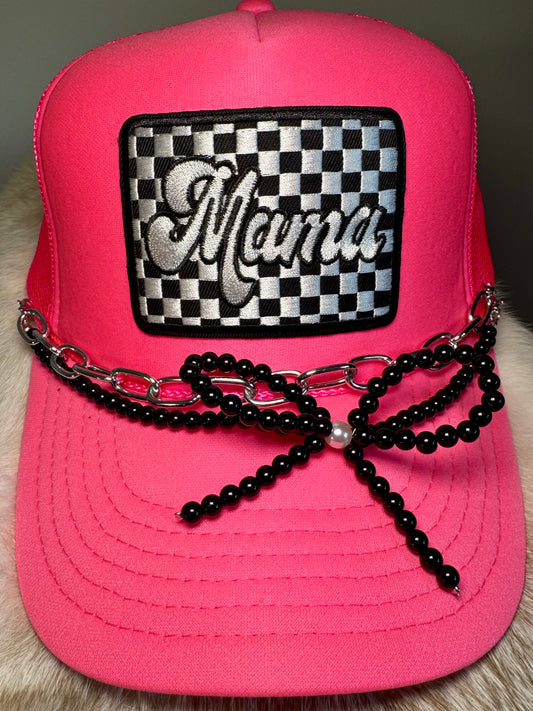 Hot Pink Hustlin’ Mama Trucker Hat