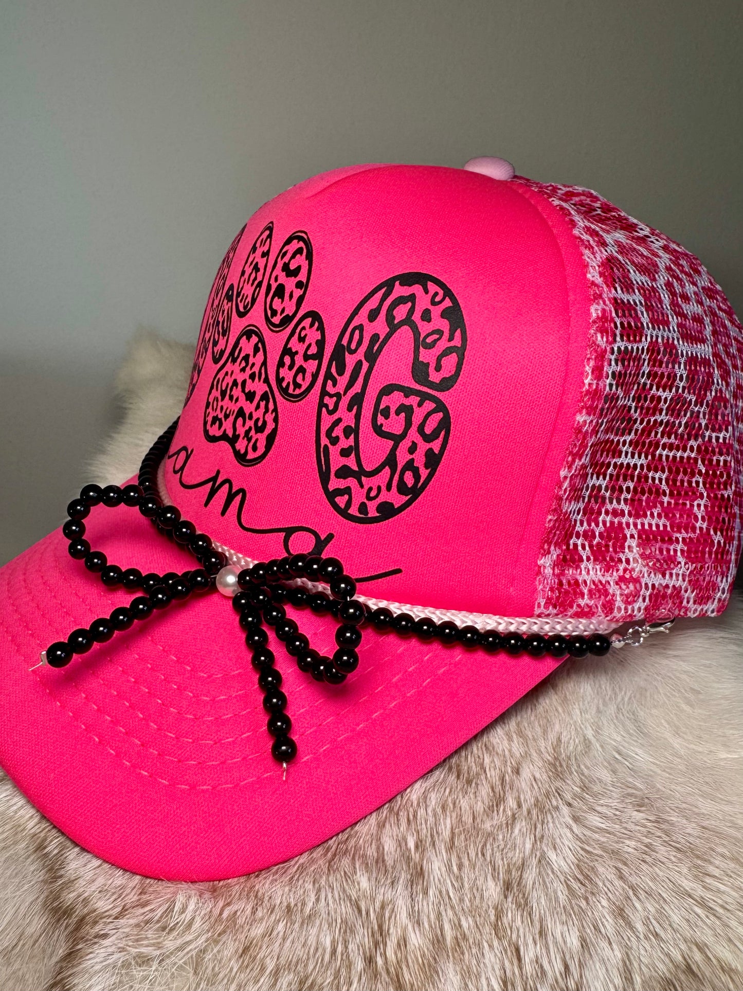Dog Mama On The Wild Side Trucker Hat