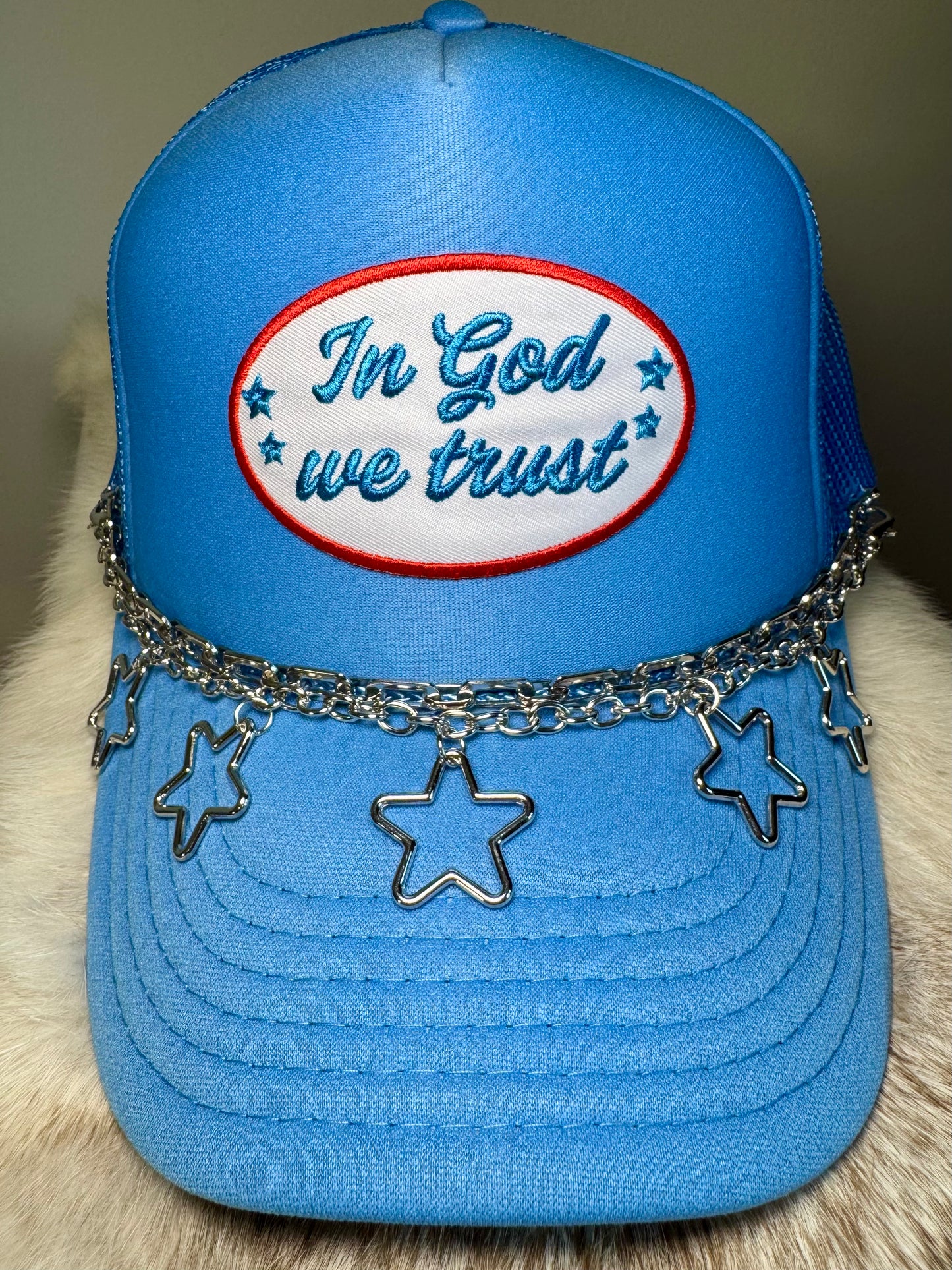Bold in Blue Trucker Hat