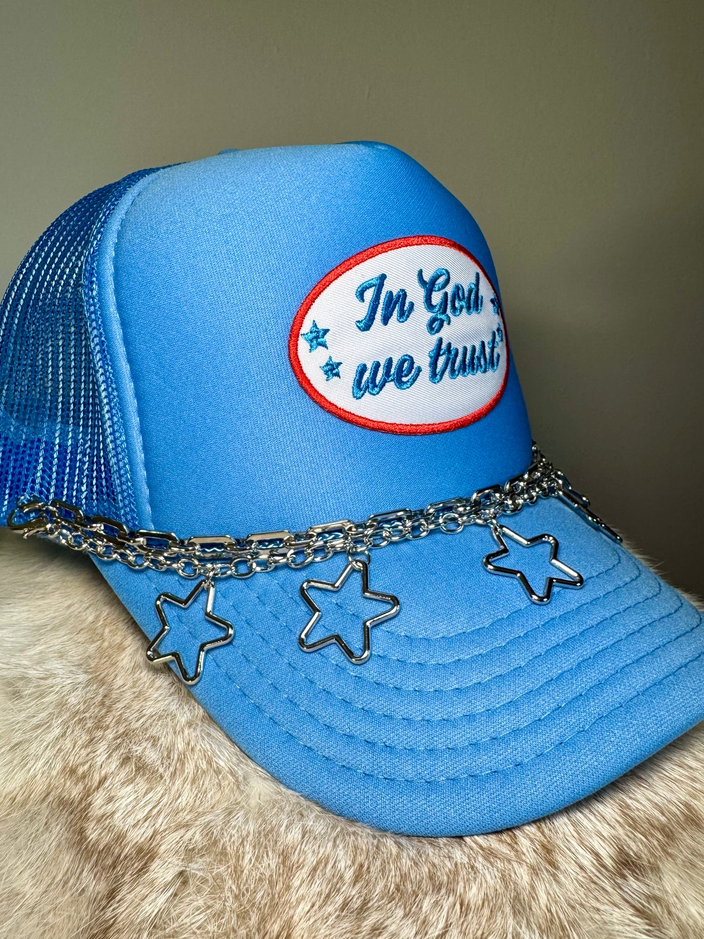 Bold in Blue Trucker Hat
