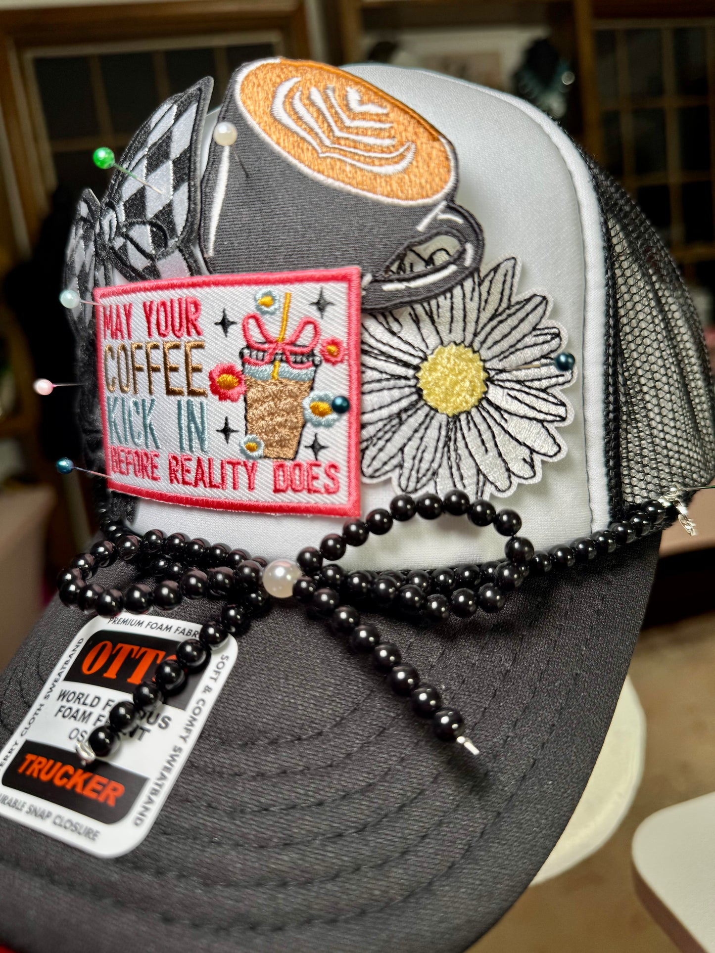 May Your Coffee Kick In Trucker Hat