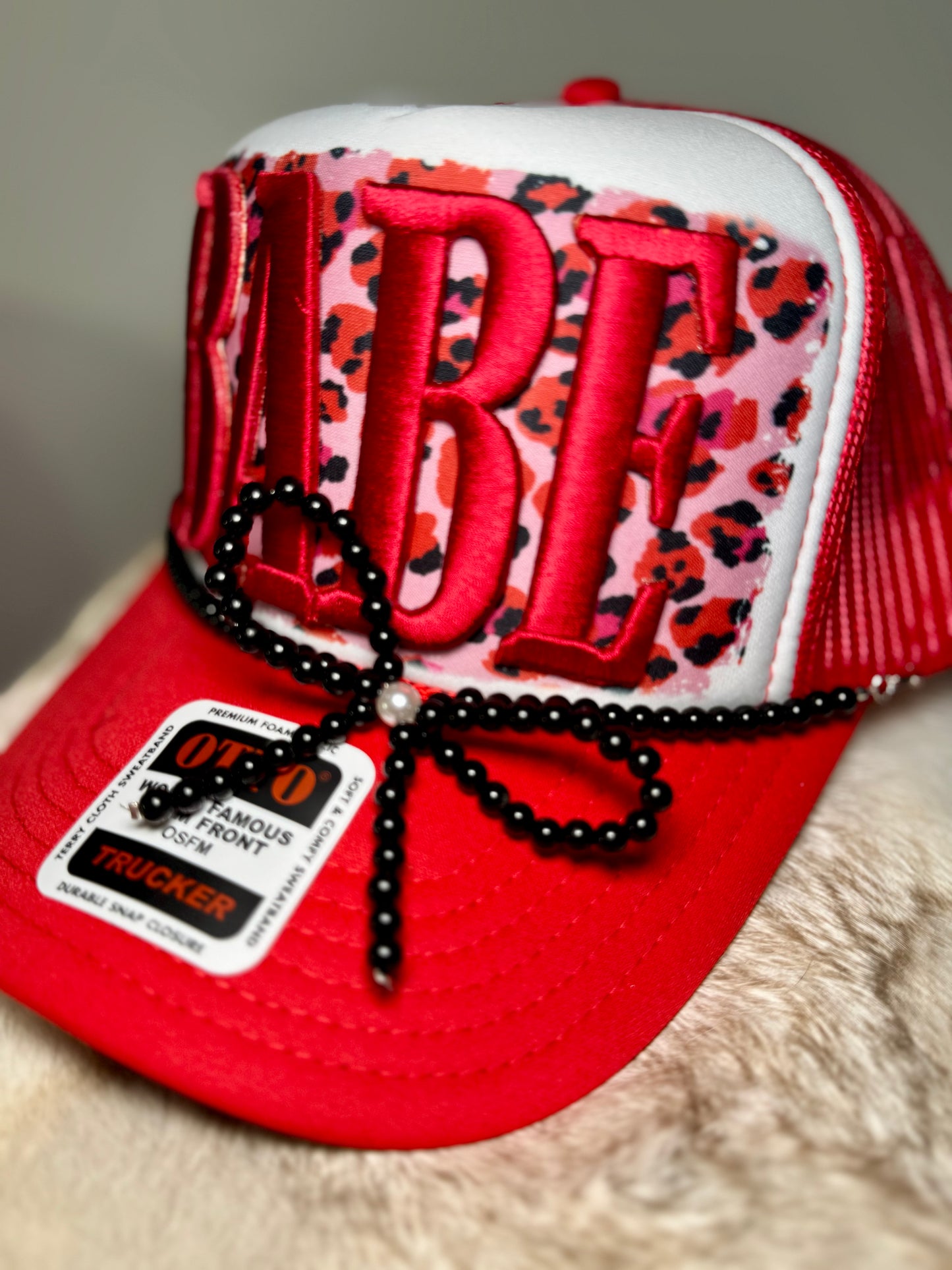 Southern BABE Leopard Trucker Hat