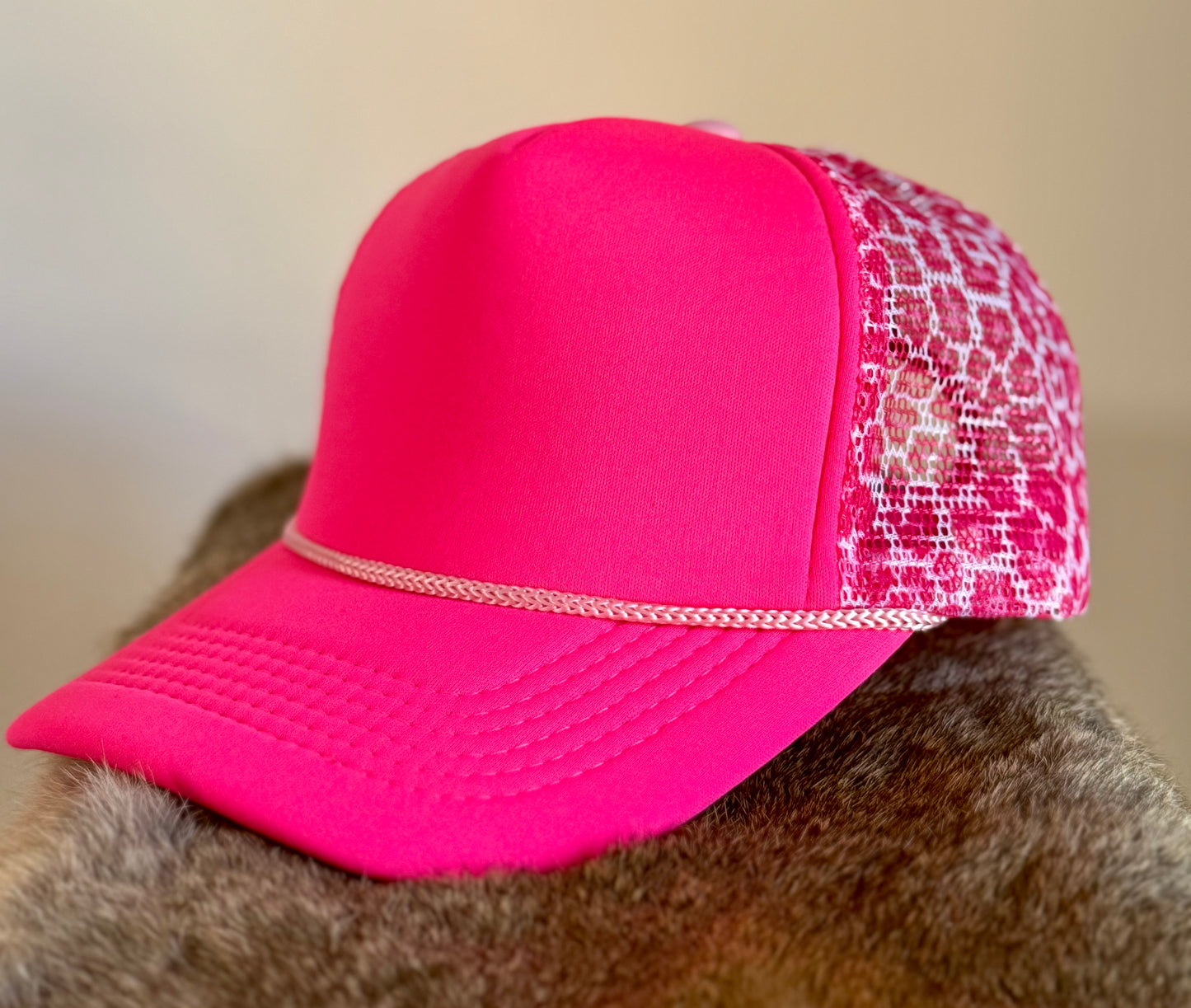 Specialty Blanks & Speciality Patterned Trucker Hat Bases