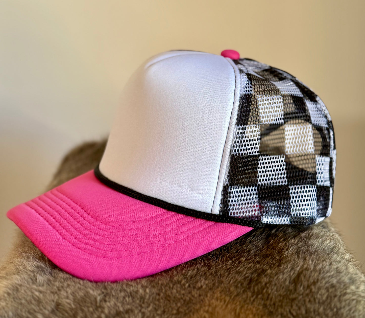 Specialty Blanks & Speciality Patterned Trucker Hat Bases