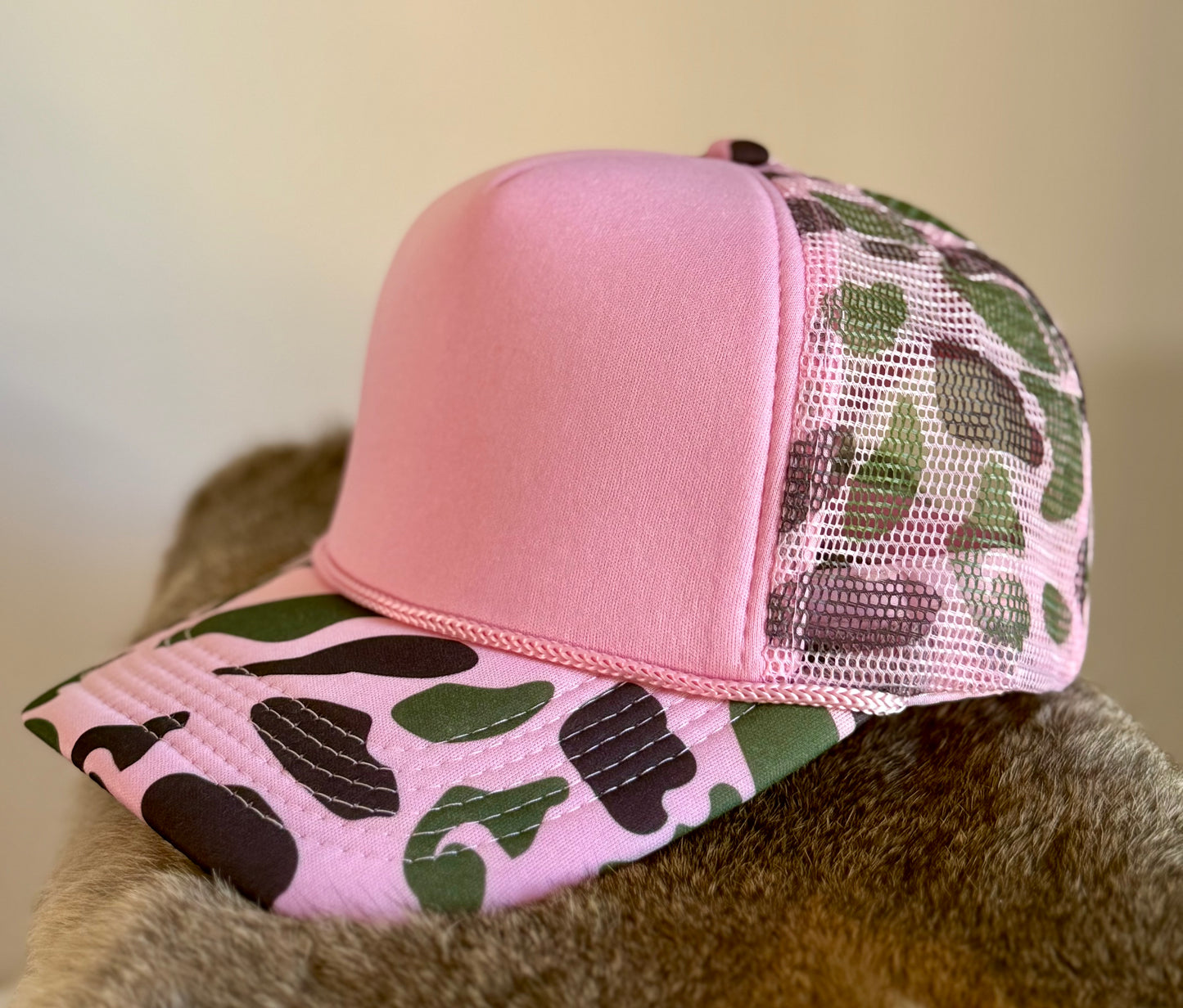 Specialty Blanks & Speciality Patterned Trucker Hat Bases