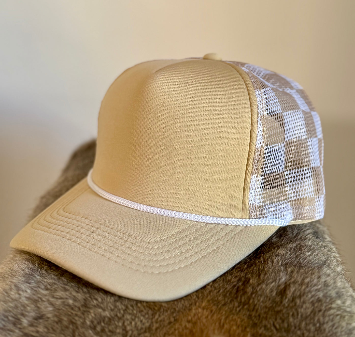 Specialty Blanks & Speciality Patterned Trucker Hat Bases