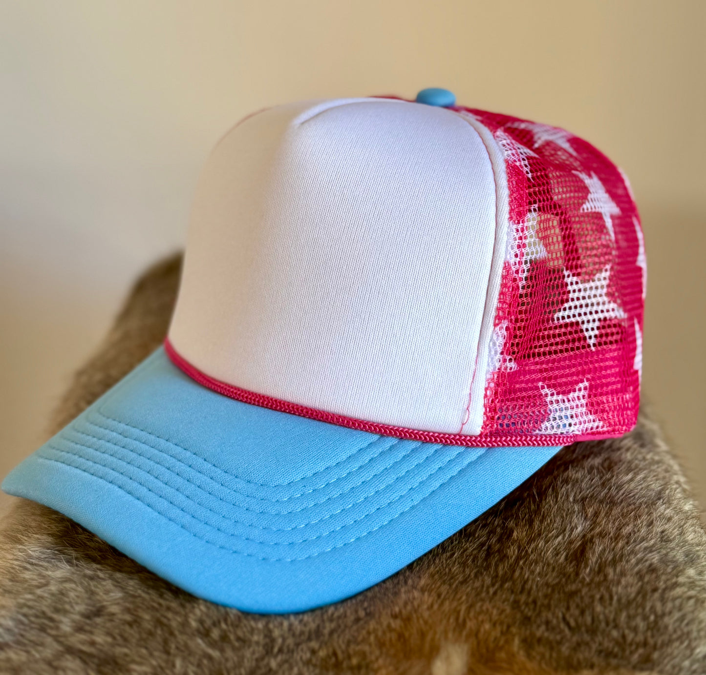 Specialty Blanks & Speciality Patterned Trucker Hat Bases