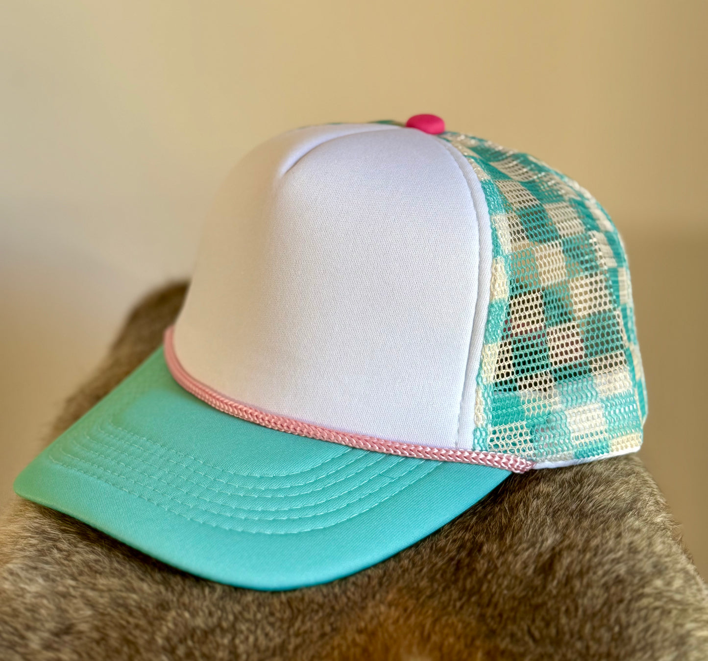 Specialty Blanks & Speciality Patterned Trucker Hat Bases