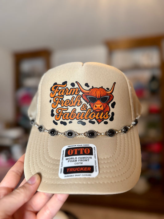 Farm Fresh & Fabulous Trucker Hat