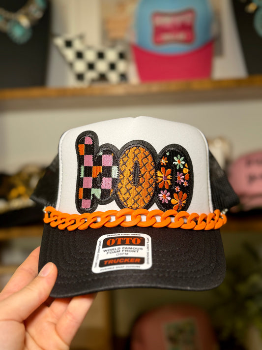 BOO Halloween Trucker Hat